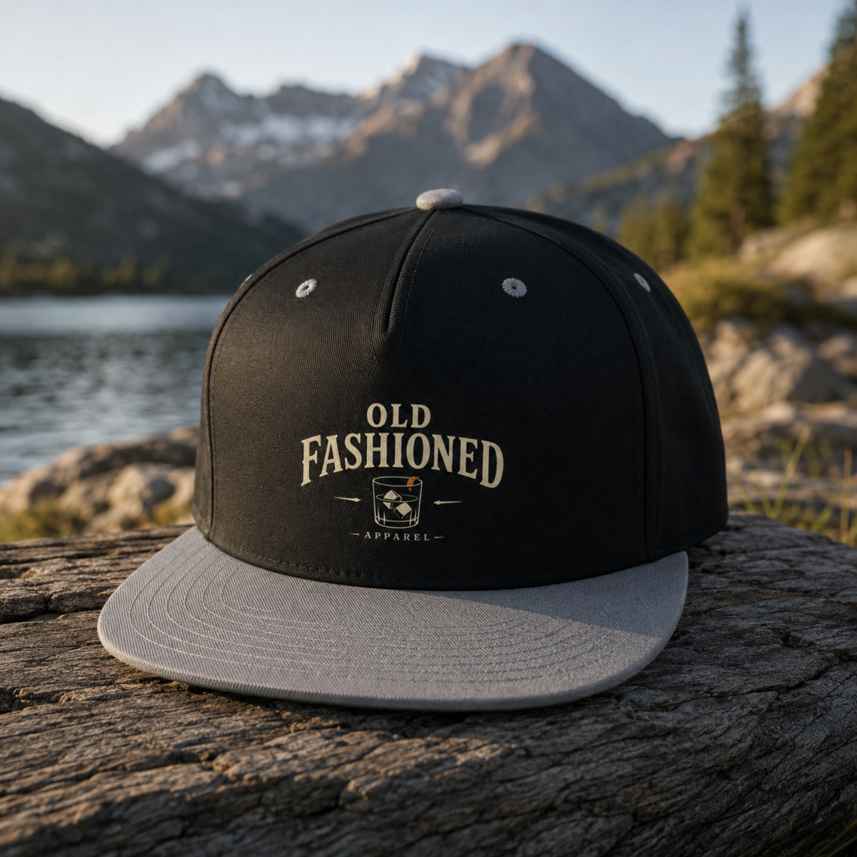 Old Fashioned Apparel Flat Bill Cap