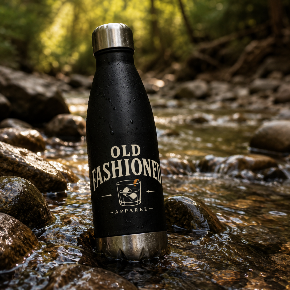 Stainless steel water bottle