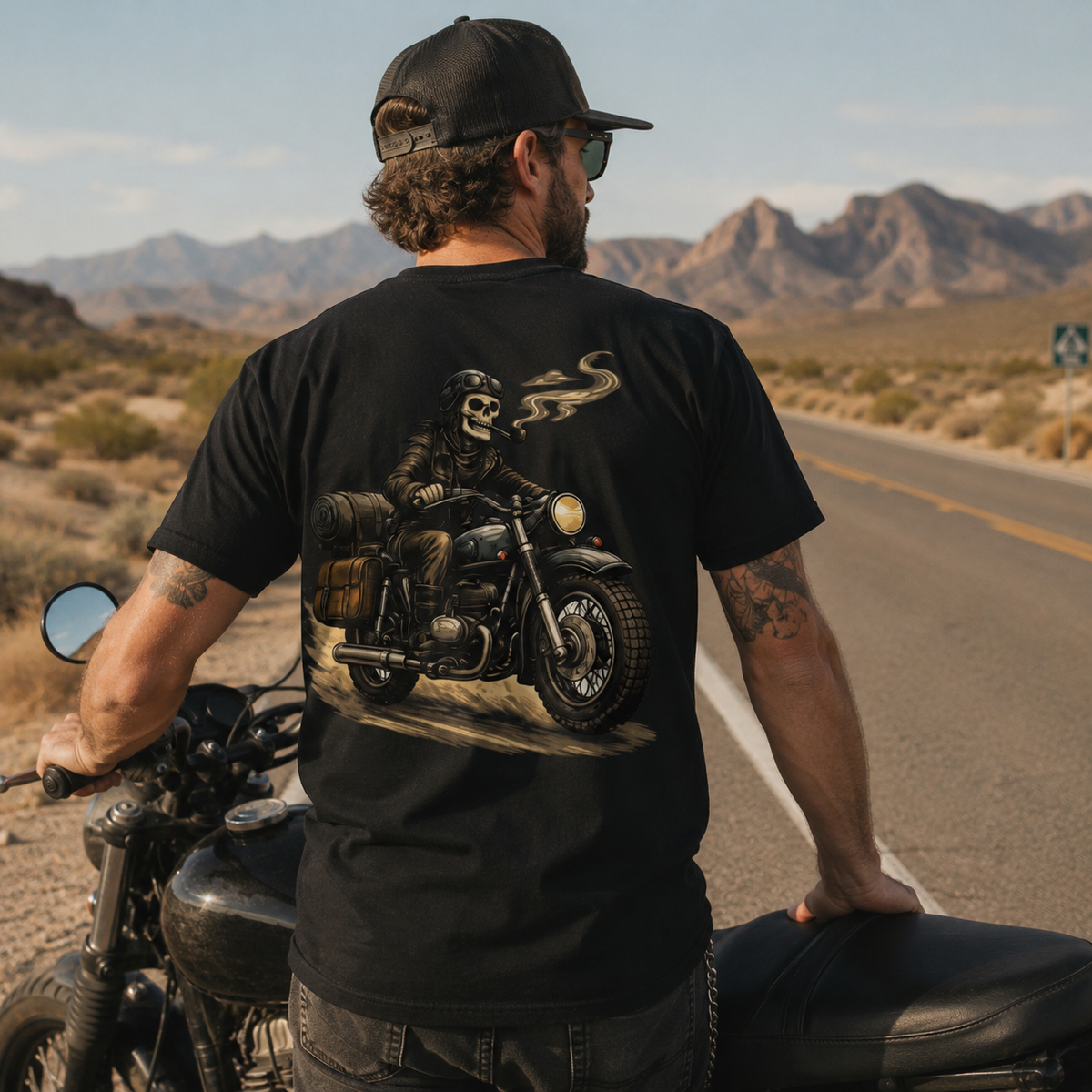 Skeleton Rider - classic tee